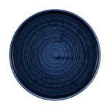 Churchill Stonecast Plume Walled Plates Ultramarine 220mm (6 Pack)