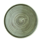 Churchill Stonecast Patina Walled Plates Burnished Green 260mm (6 Pack)