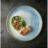 Churchill Homespun Accents Evolve Coupe Plates Aquamarine 260mm (12 Pack)