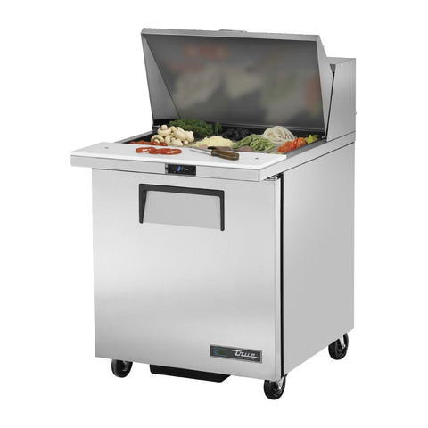 True Single Door Refrigerated Prep Table TSSU-27-12M-C-HC