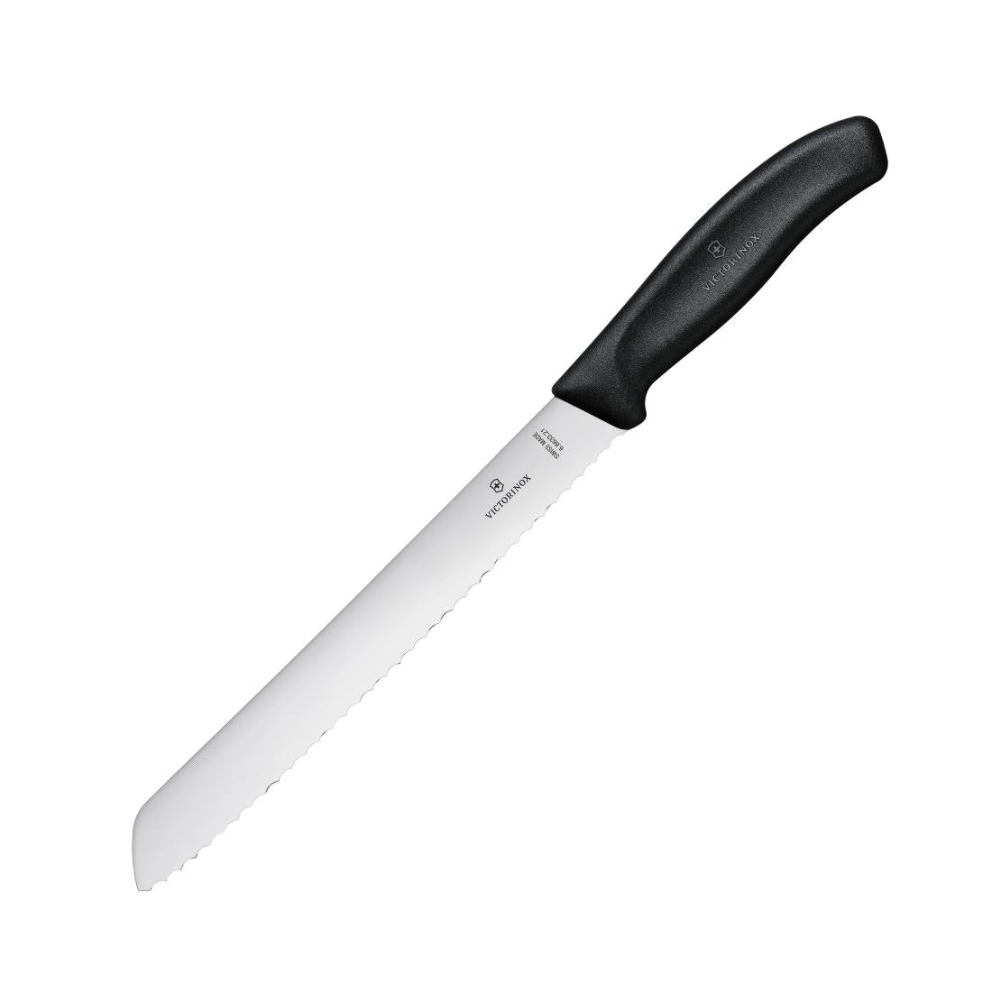 Victorinox Bread Knife Serrated Edge Black 21cm