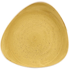 Churchill Stonecast Triangular Plate Mustard 265mm (12 Pack)