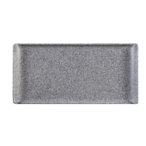 Churchill Melamine Rectangular Trays Granite 300mm