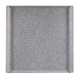 Churchill Melamine Square Trays Granite 303mm (Pack of 4)