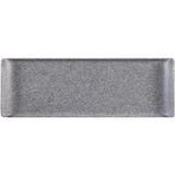 Churchill Melamine Rectangular Trays Granite 560mm