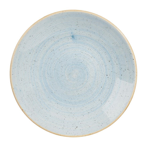 Churchill Stonecast Deep Coupe Plates Duck Egg Blue 281mm