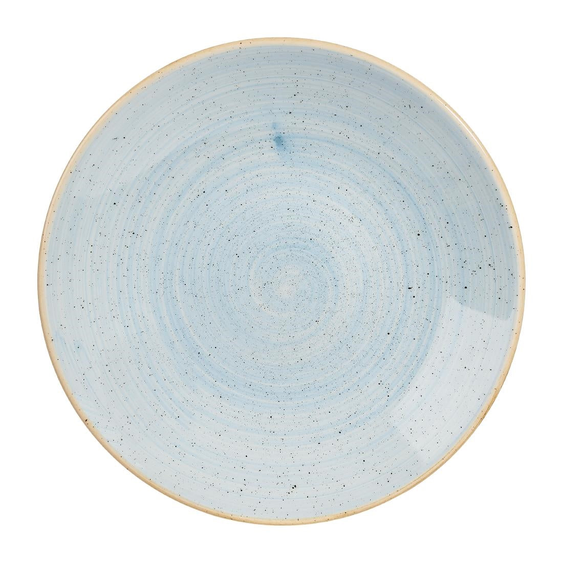 Churchill Stonecast Deep Coupe Plates Duck Egg Blue 225mm (Pack of 12)