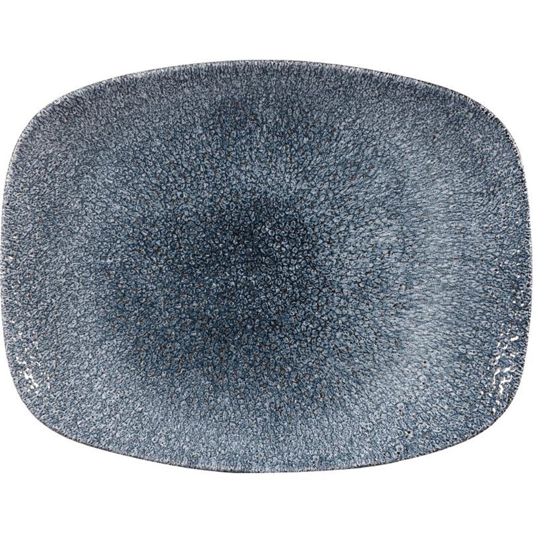 Churchill Studio Prints Raku Rectangular Plates Topaz Blue 261mm (12 Pack)