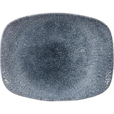 Churchill Studio Prints Raku Rectangular Plates Topaz Blue 261mm (12 Pack)