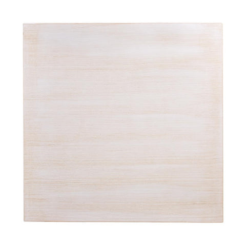 Bolero Pre-drilled Square Table Top Vintage White 700mm