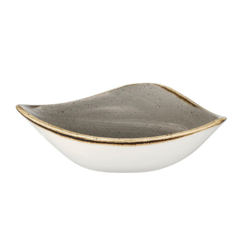 Churchill Stonecast Triangle Bowl Grey 153mm