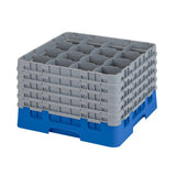 Cambro Camrack Blue 16 Compartments Max Glass Height 279mm