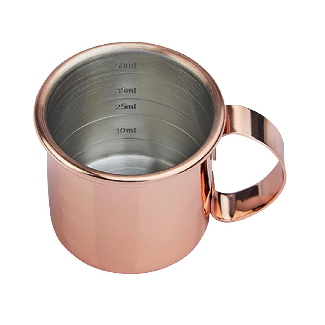 Beaumont Copper Straight Jigger 25ml/50ml