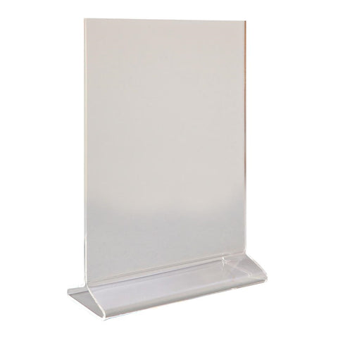 Beaumont Perspex Menu Holder Vertical A5