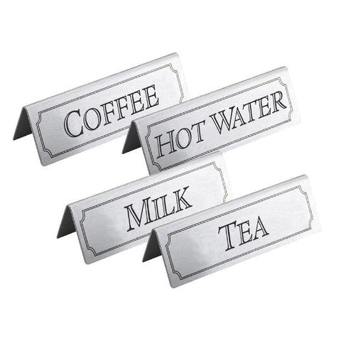 Beaumont Coffee Table Sign Stainless Steel