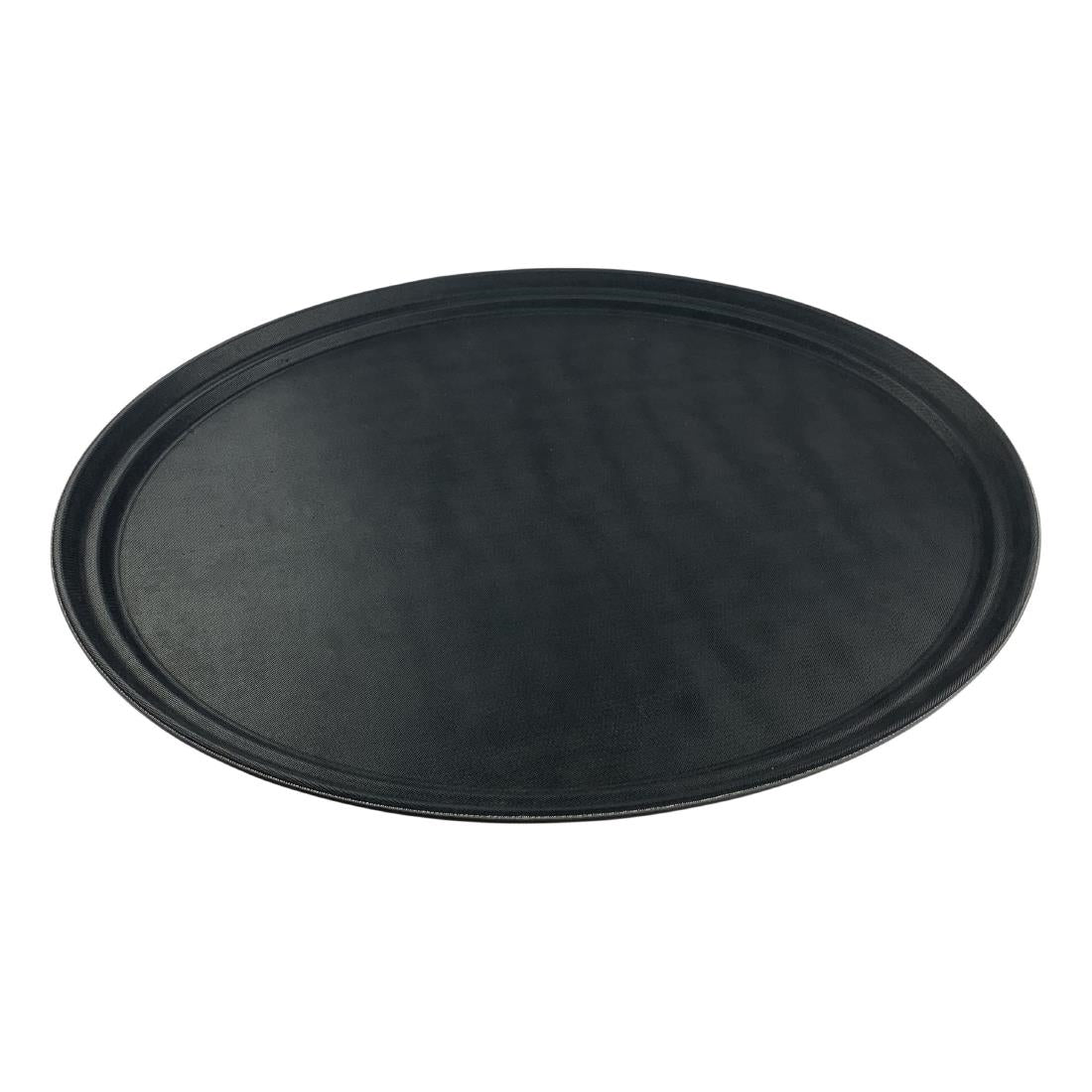 Beaumont Non-Slip Oval Tray Black 685 x 558mm