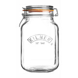 Kilner Clip Top Square Jar 2000ml