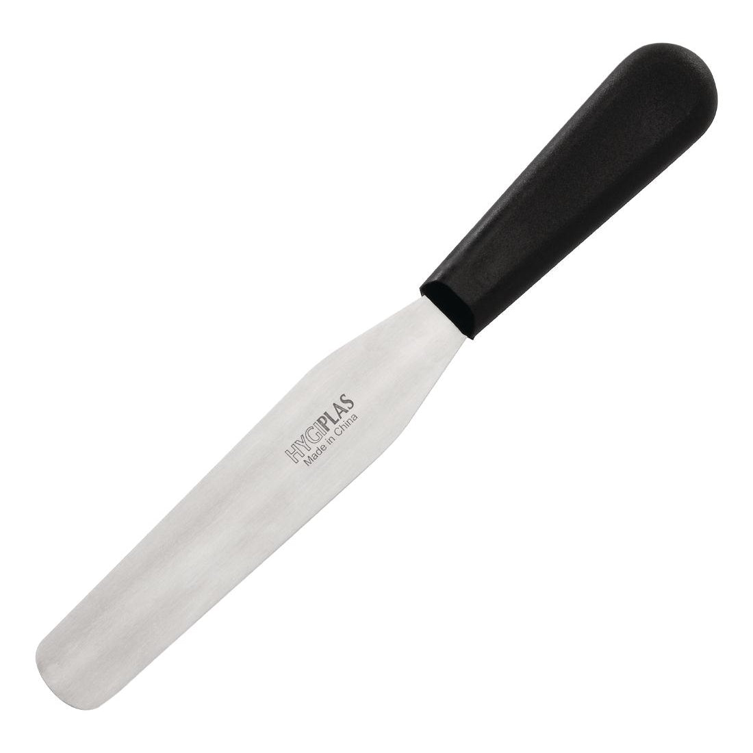 Hygiplas Straight Blade Palette Knife Black 15.5cm