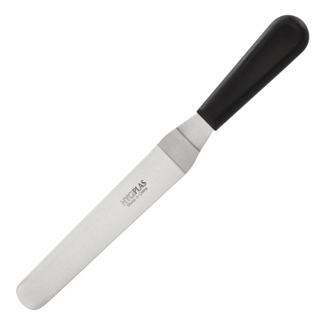 Hygiplas Angled Blade Palette Knife Black 19.5cm