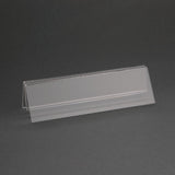 Olympia Wide Base Acrylic Menu Holder