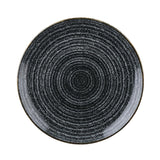 Churchill Studio Prints Homespun Charcoal Black Coupe Plates 260mm