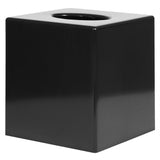 Black Cube Tissue Holder