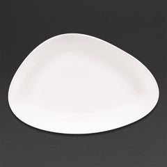 Churchill Lotus Triangular Plates White 300mm (6 Pack)