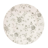 Churchill Vintage Prints Rose Chintz Profile Plates Grey 305mm (6 Pack)