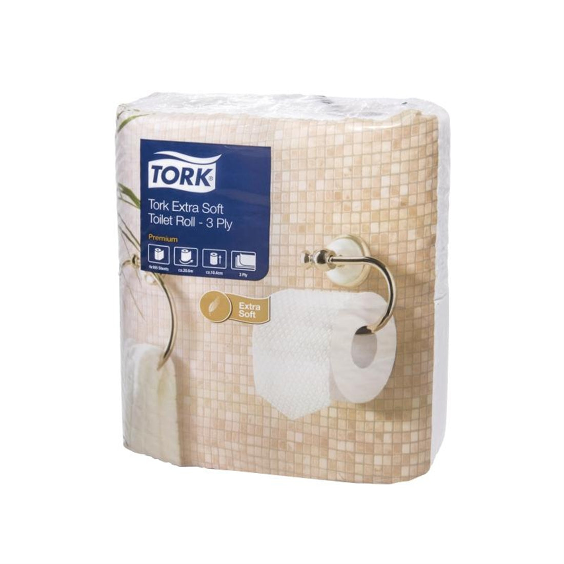 Tork Extra Soft Premium Toilet Paper 3-Ply 20.4m (Pack of 40)