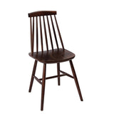 Fameg Farmhouse Angled Side Chairs Walnut Effect (2 pack)