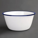 Olympia Enamel Pudding Bowls 155mm (6 Pack)