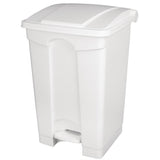 Jantex Kitchen Pedal Bin White 45Ltr