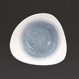 Churchill Studio Prints Raku Trace Triangular Bowls Topaz Blue (12 Pack)