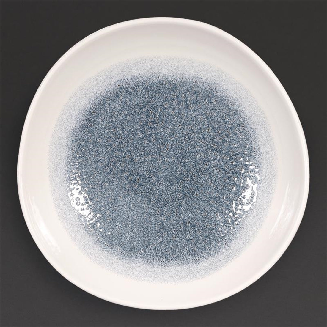 Churchill Studio Prints Raku Trace Round Trace Bowls Topaz Blue 253mm