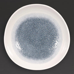 Churchill Studio Prints Raku Trace Round Trace Bowls Topaz Blue 253mm