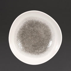 Churchill Studio Prints Raku Trace Round Bowls Quartz Black 253mm (12 Pack)