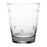 Kristallon Polycarbonate Ringed Tumbler Clear 285ml