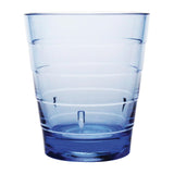 Kristallon Polycarbonate Ringed Tumbler Blue 285ml