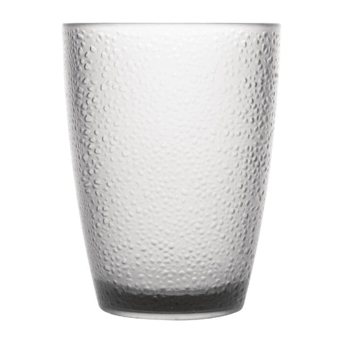 Kristallon Polycarbonate Tumbler Pebbled Clear 275ml