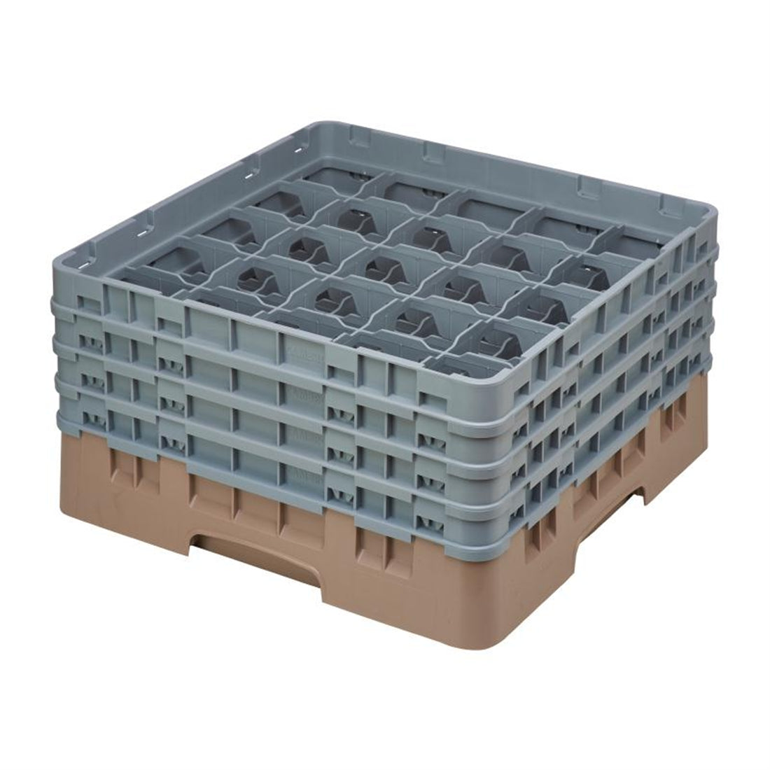 Cambro Camrack Beige 25 Compartments Max Glass Height 215mm