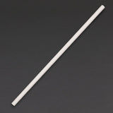 Fiesta Green Compostable Paper Straws White (Pack of 250)