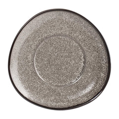 Olympia Mineral Triangular Cappuccino Saucer Grey Stone 150mm (6 pack)