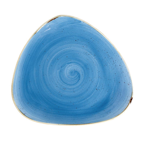 Churchill Stonecast Triangle Plate Cornflower Blue 311mm