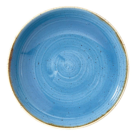 Churchill Stonecast Round Coupe Bowl Cornflower Blue 184mm