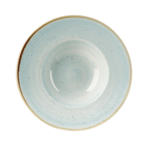 Churchill Stonecast Round Wide Rim Bowl Duck Egg Blue 240mm