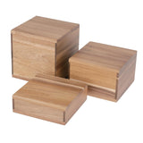 Olympia Acacia Riser Blocks 50/100/150(H)mm (Set of 3)