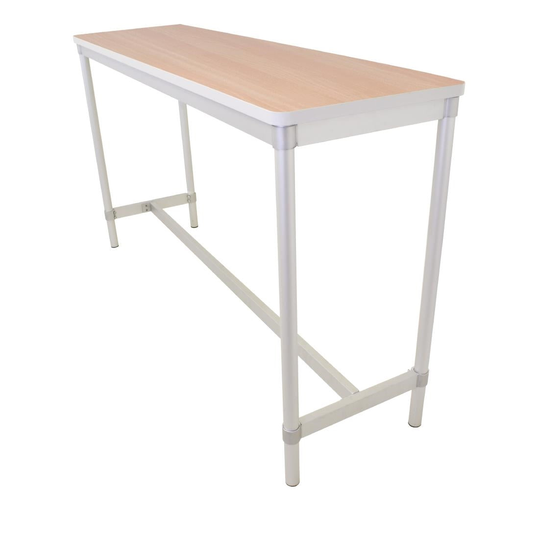 Gopak Enviro Indoor Beech Effect Rectangle Poseur Table 1800mm