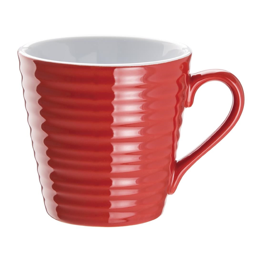 Olympia Cafe Aroma Mug Red - 340ml 11.5fl oz (Box 6)