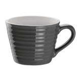 Olympia Cafe Aroma Mug Charcoal - 230ml 8fl oz (6 Pack)