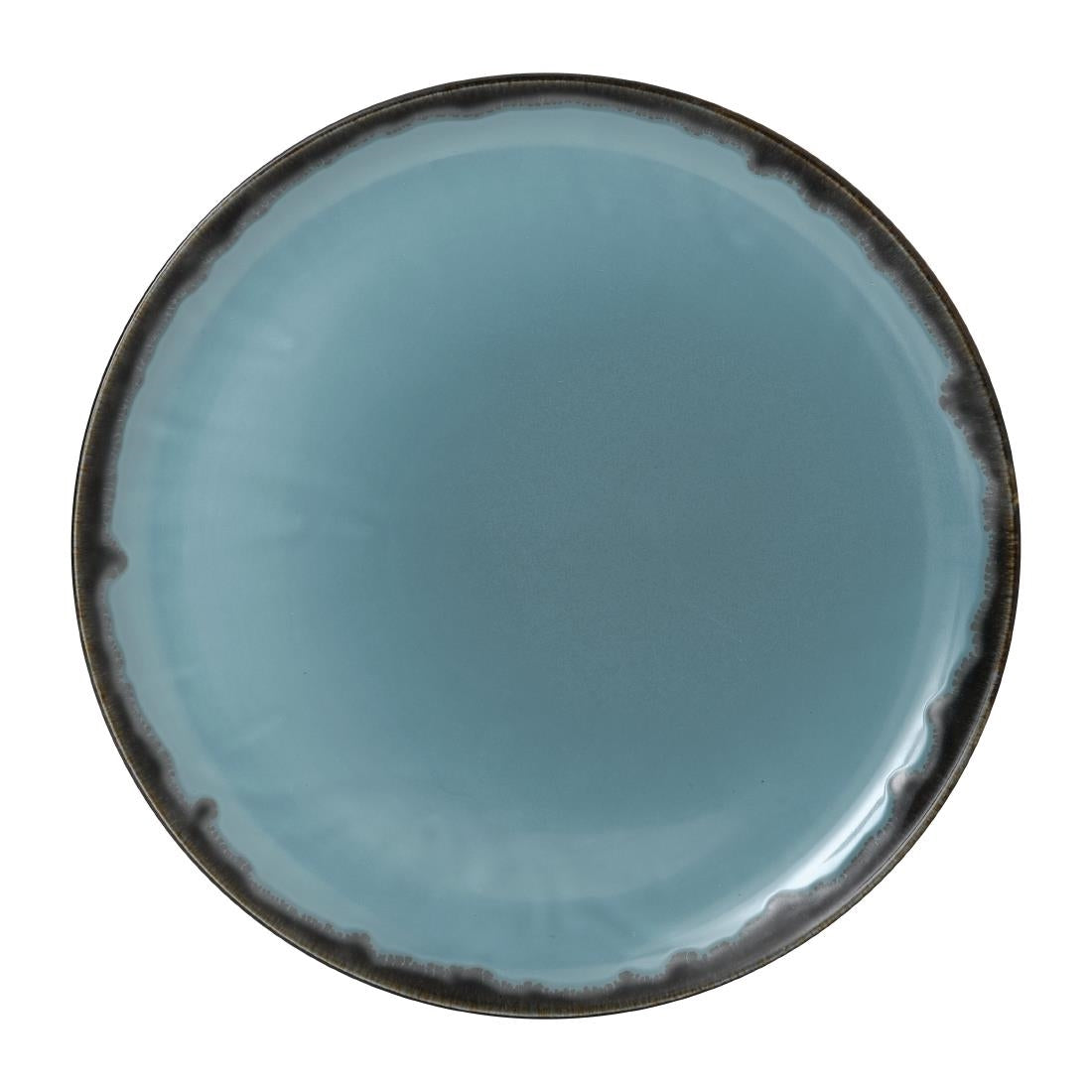 Dudson Harvest Coupe Plates Blue 324mm (6 Pack)